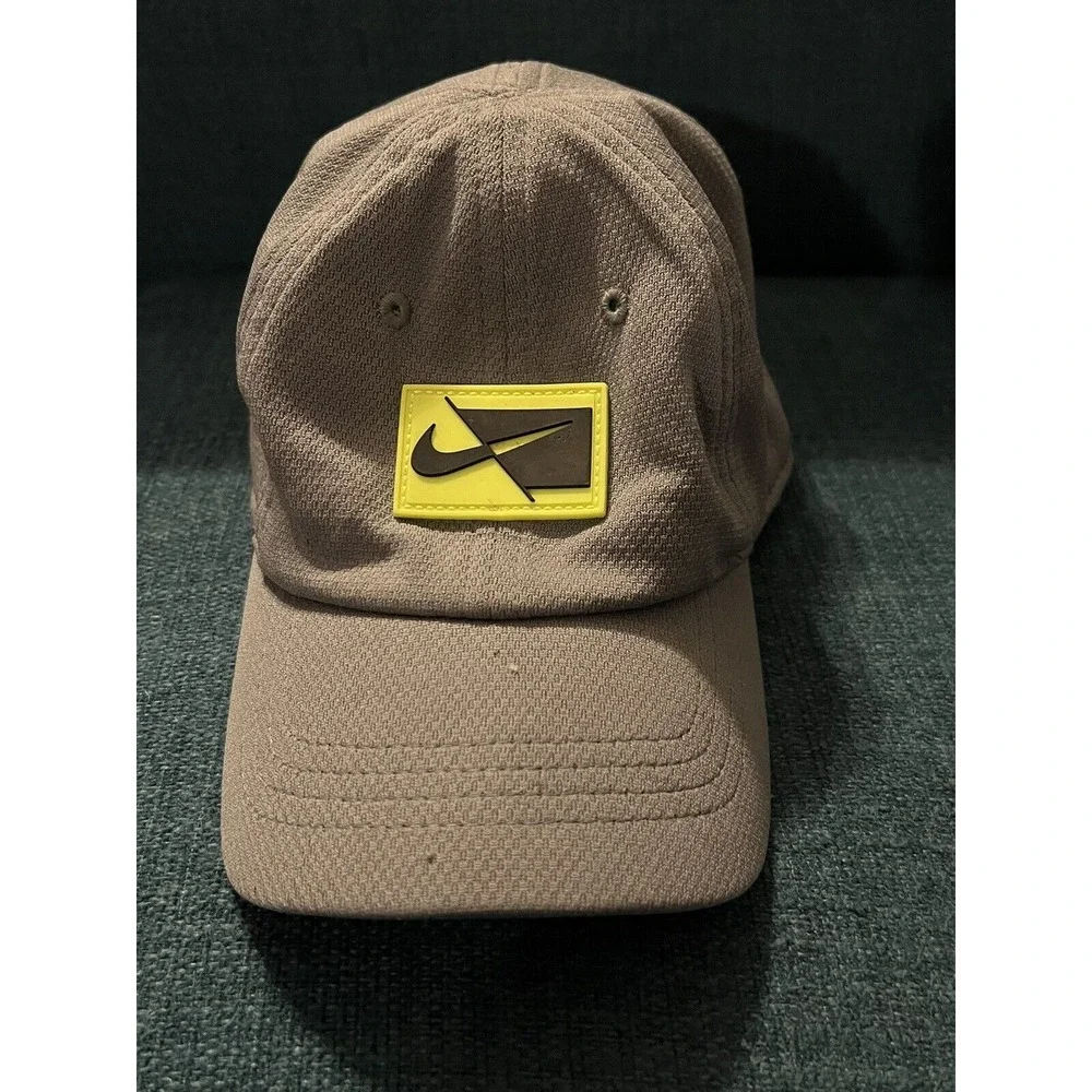 Nike Just Do It Dri-Fit Little Boys Graphic Logo Cap‎ Hat Gray Size 4-7 VGC!